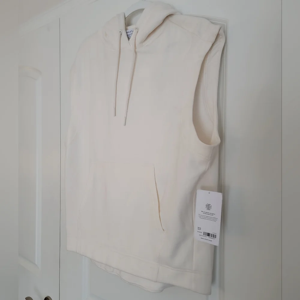 Athleta Retroplush Cocoon Hoodie Sweatshirt in Magnolia White Size S $109 - Picture 13 of 14
